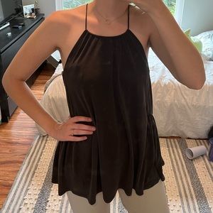 Urban outfitters flowy low back blouse